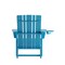 Flash Furniture Blue Adirondack Patio Chair with Cupholder LE-HMP-1045-10-BL-GG - alternate 7
